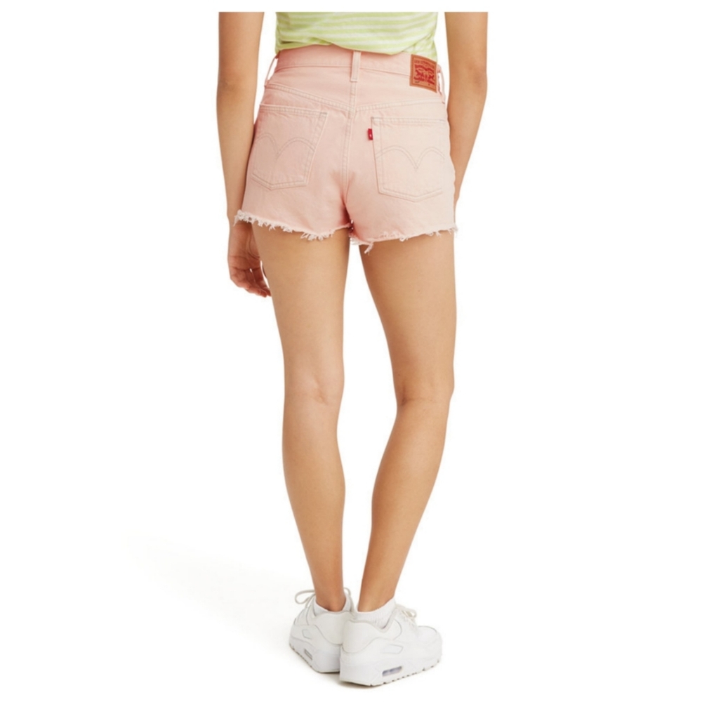 💖 LEVI'S 501 Cotton High Rise Denim Shorts - Picture 2 of 11